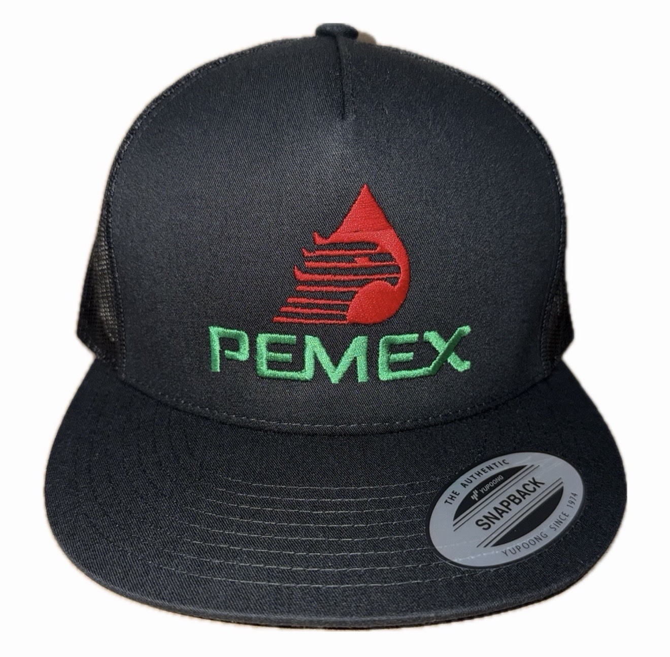 Pemex Black Trucker SnapBack