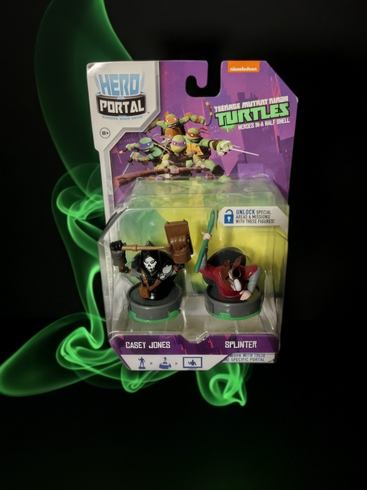 2014 Jakks Pacific Hero Portal Booster Pack - Splinter And Casey Jones