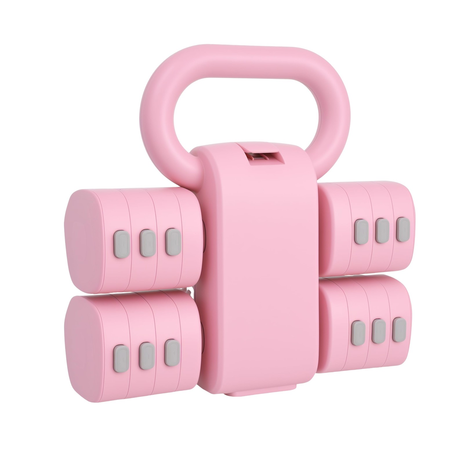 Adjustable Dumbbell Set of 2, 4 in 1 Weights for with Fast Adjustment, Home G...