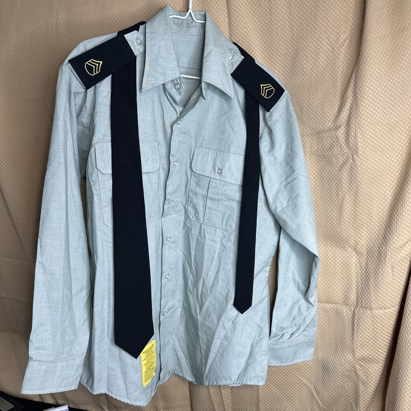 Vintage US Army Men’s Dress Shirts Long Sleeve & Short Sleeve See Description 16