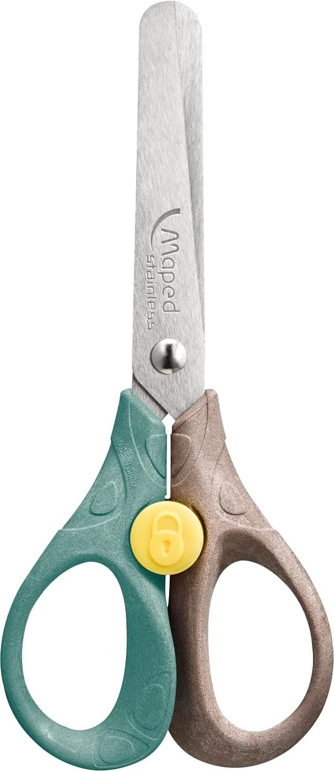 Maped - Smiling Planet Security Scissors - Responsible Children's Scissors - Loc