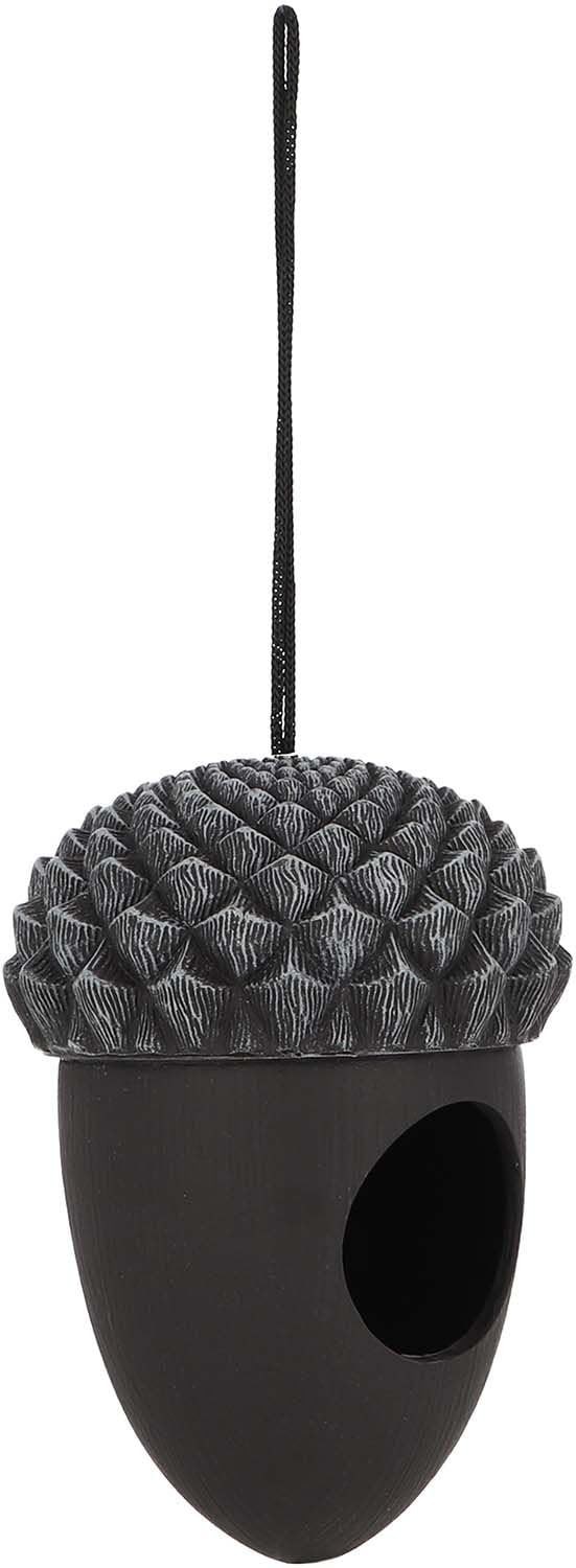 Esschert Design Acorn Bird Feeder Small Garden Birds Black 16cm 6 Inch Tool Care