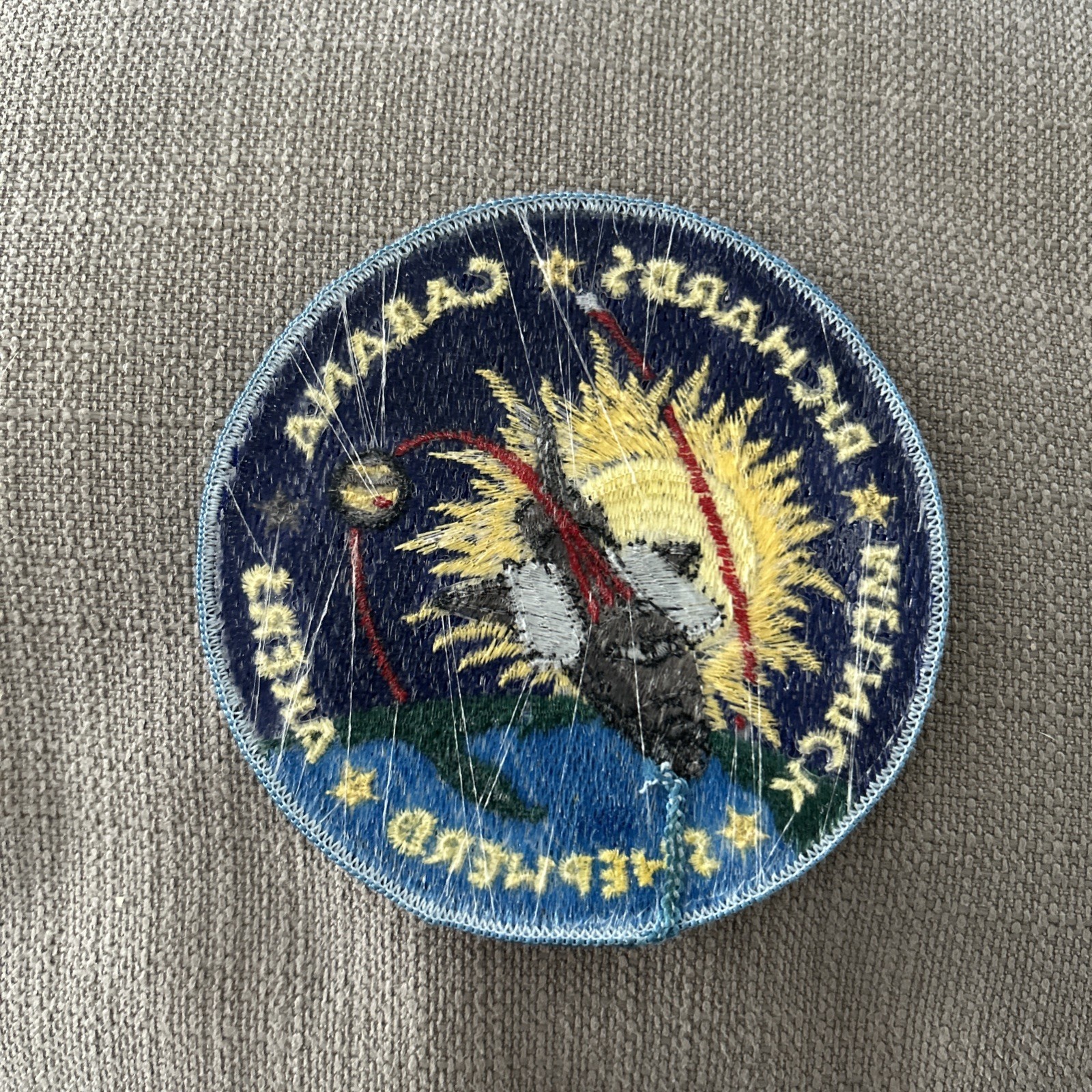 US Space Richards Cabana Akers Shepherd Melnick Mission Patch