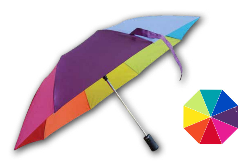 ⌘SALE⌘ New RAINKIST Auto Open Umbrella RAINBOW PRIDE ART Folding Collapsible