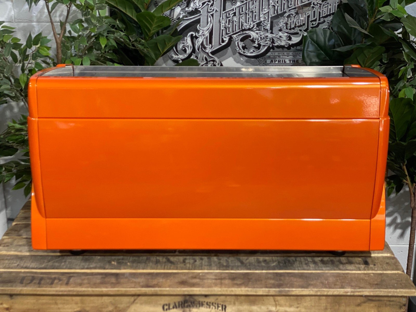 ASTORIA CALYPSO 3 GROUP ORANGE ESPRESSO COFFEE MACHINE