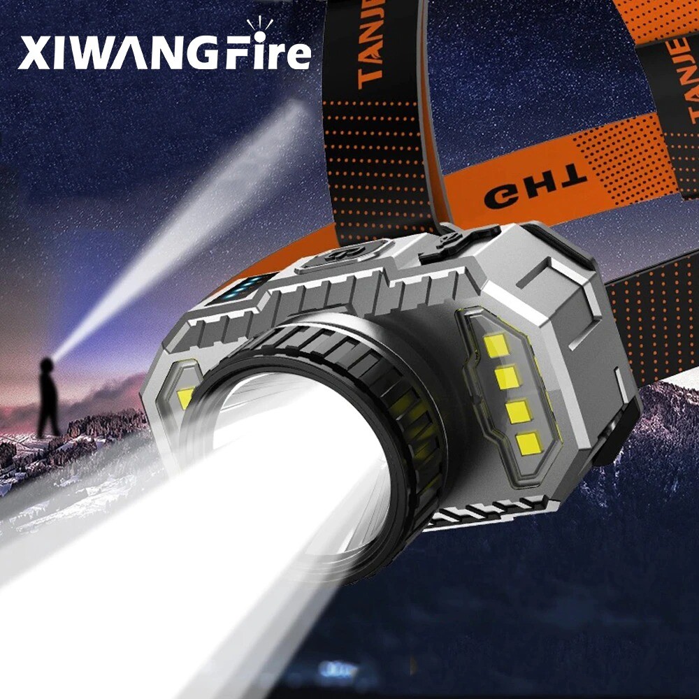 90000LM Super Bright LED Tactical Flashlight Torch With Rechargeable Battery