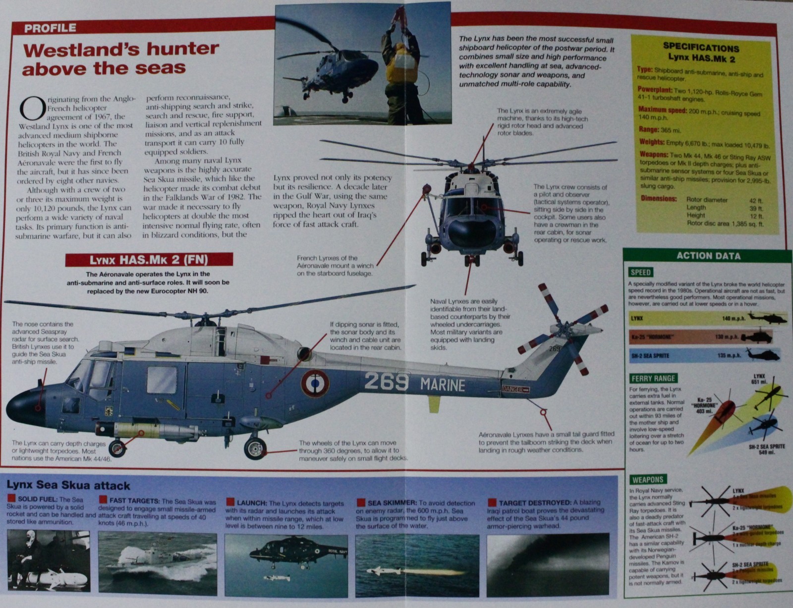 Westland Helicopter Picture Brochure Pamphlet Out of Print Info Sheet