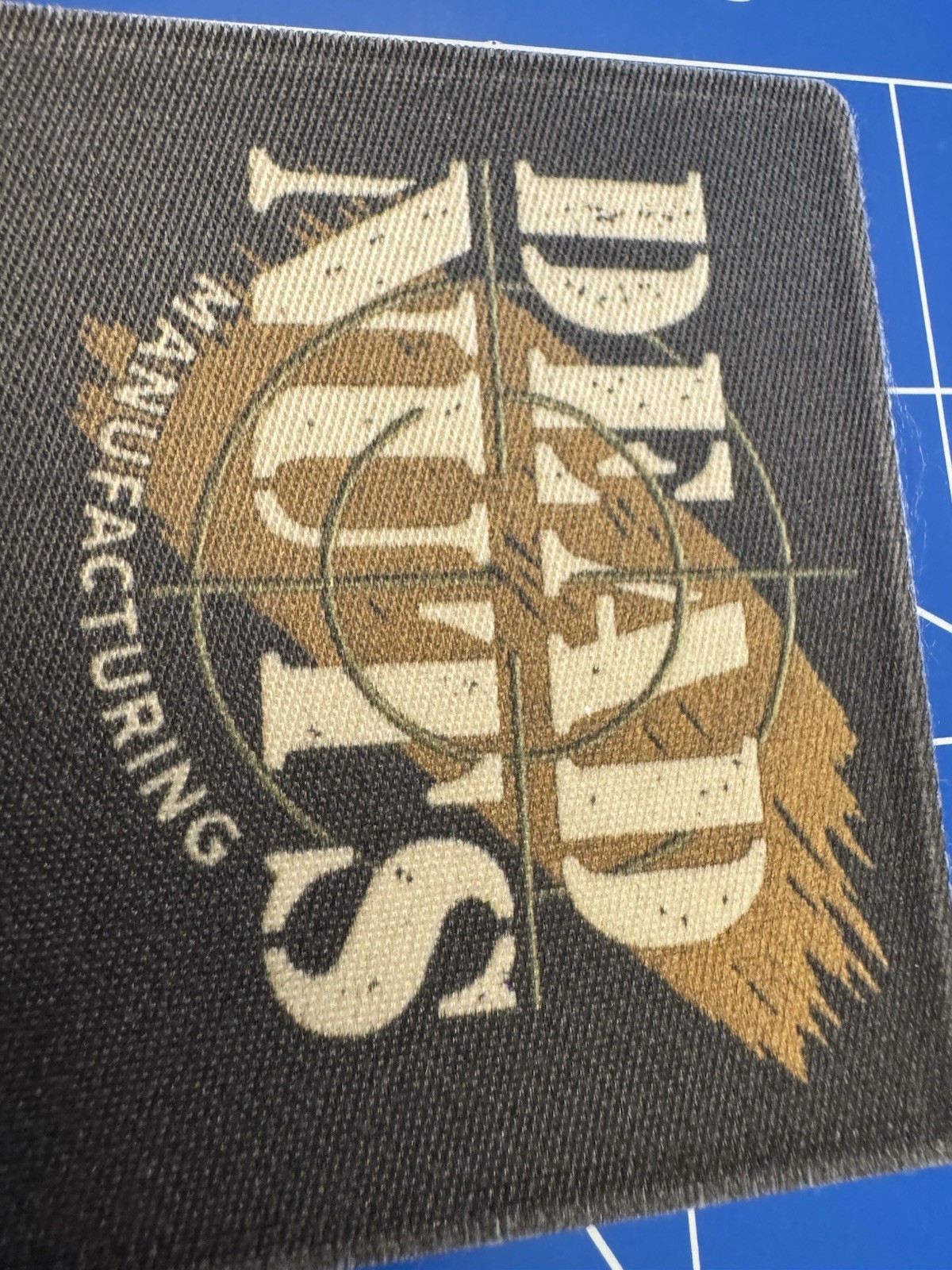 Fabric Patch Sticker Dead Nuts Manufacturing Ammo PROMO STICKER Tactical Decal