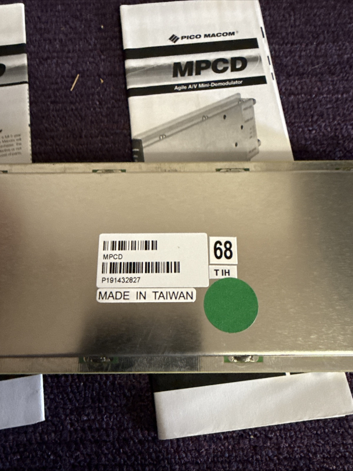 Pico Macom MPCD A/V Mini-Demodulator New