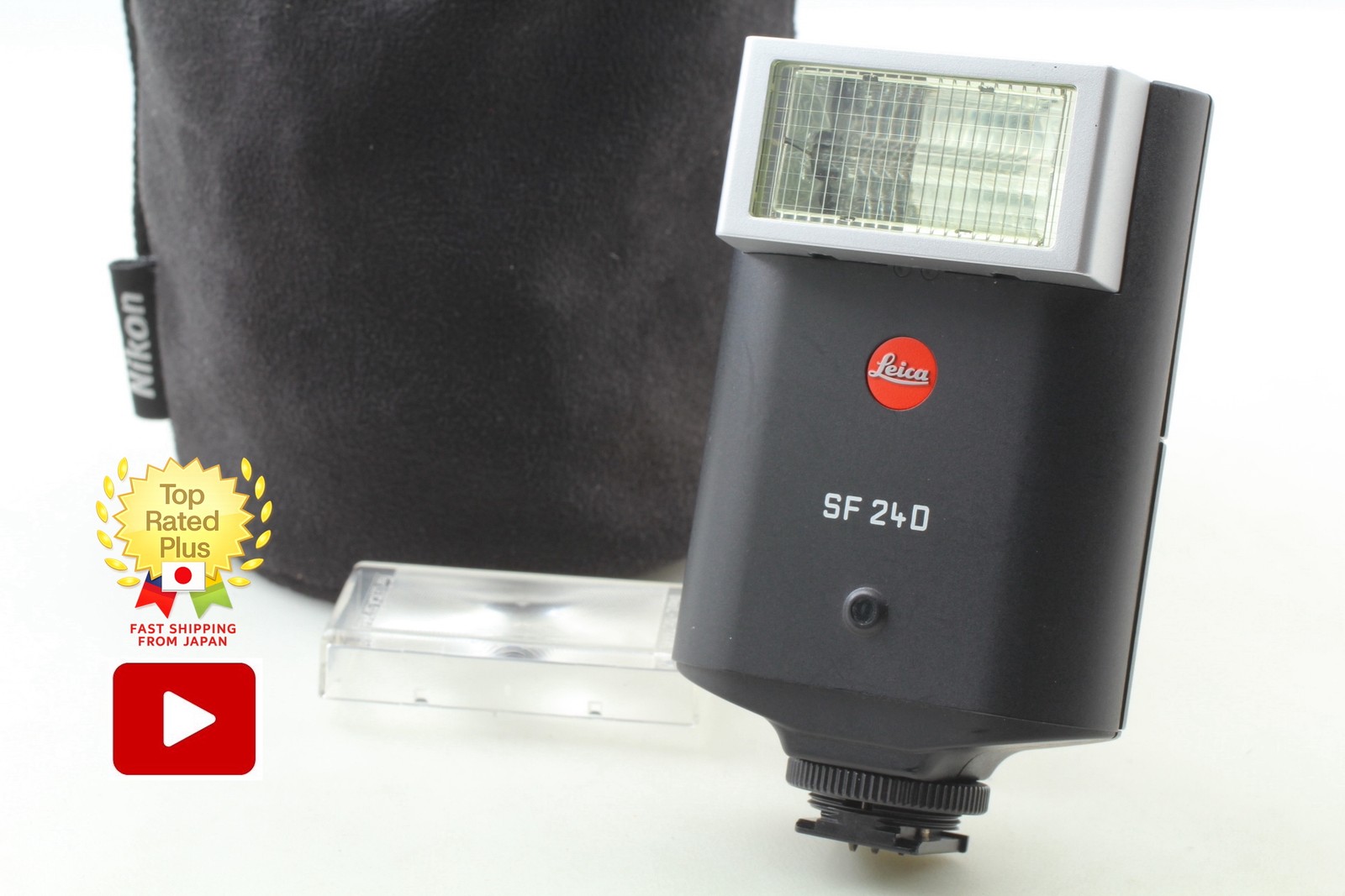[MINT w/Diffuser] Leica SF 24D Shoe Flash Black 14444 M9 M8 M7 M6 TTL From JAPAN