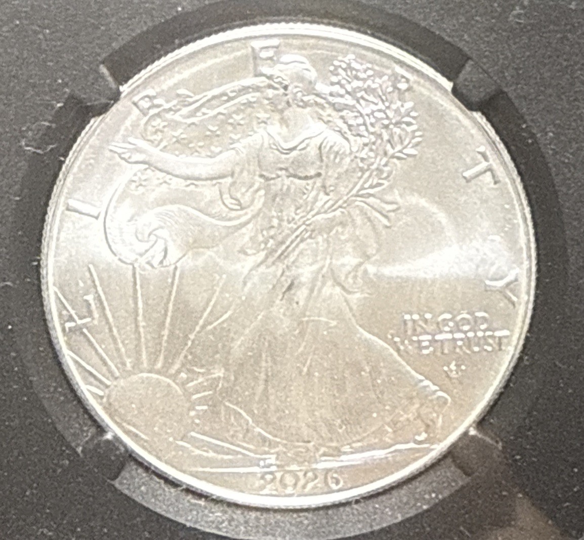 2026 Silver Eagle NGC MS70 Anna Cabral Signed