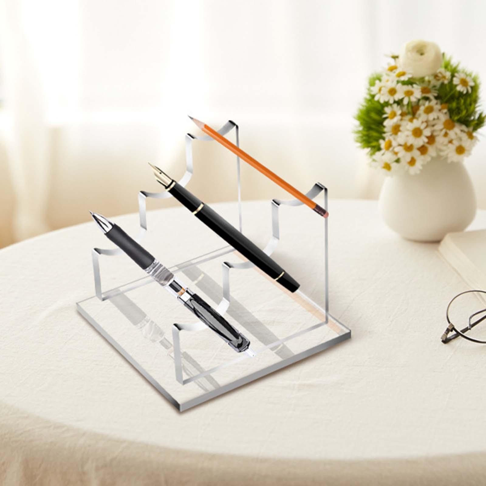 Acrylic Display Rack, Makeup Brush Rack Desk Accessories