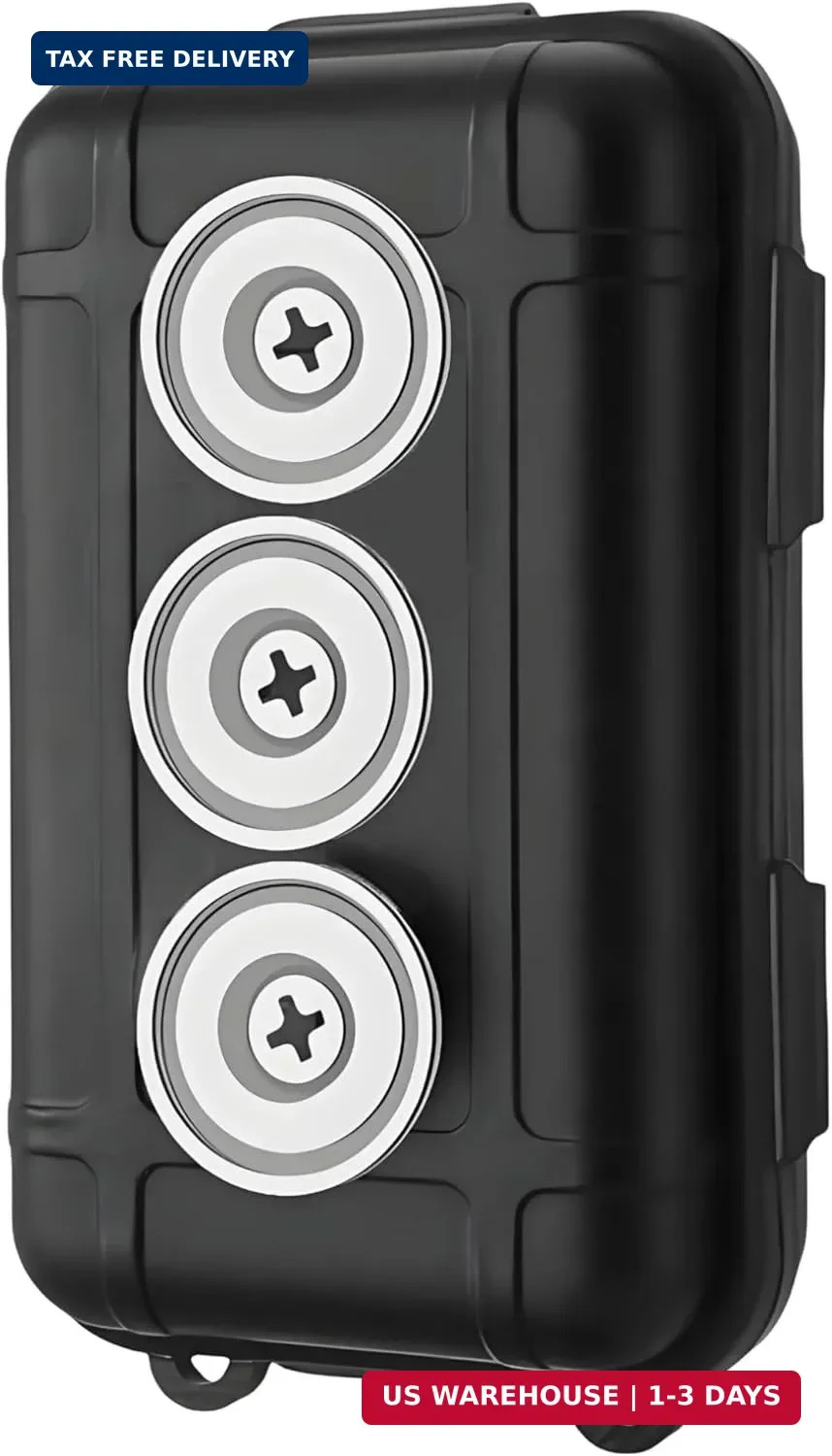 Magnetic Key Holder for Car, Hide a Key Outside Magnetic Key Box, Waterproof Sec