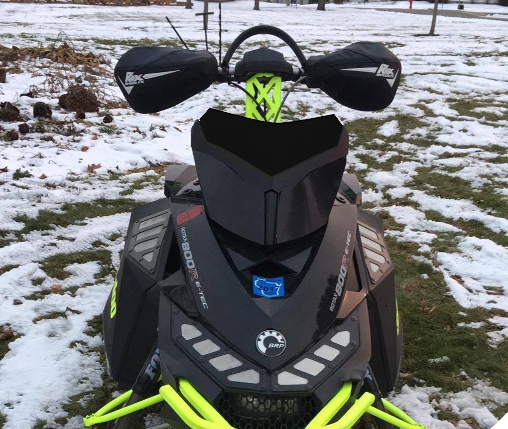 Ultra Low Flat Black Windshield Fits Ski-Doo XP ~ 213 Parts