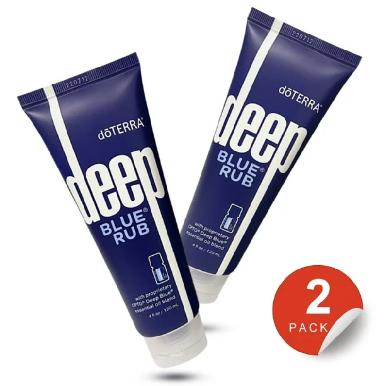 2PACK doTERRA Deep Blue Rub 4 oz - EXP：2027