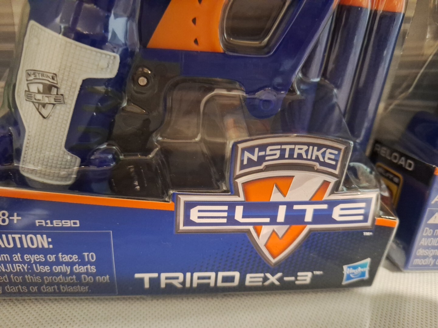 2 Nerf N-Strike Micro Blaster Elite With AMOSTIND REFILLS & BAG. 100 REFILLS.