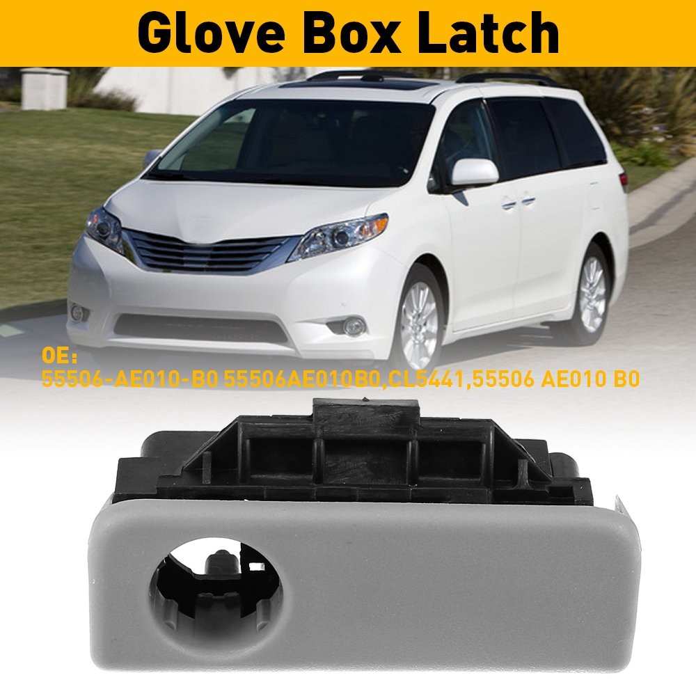 Glove Box Lock Latch Handle Replacement Gray For 2004-2010 Toyota Sienna #CL5441