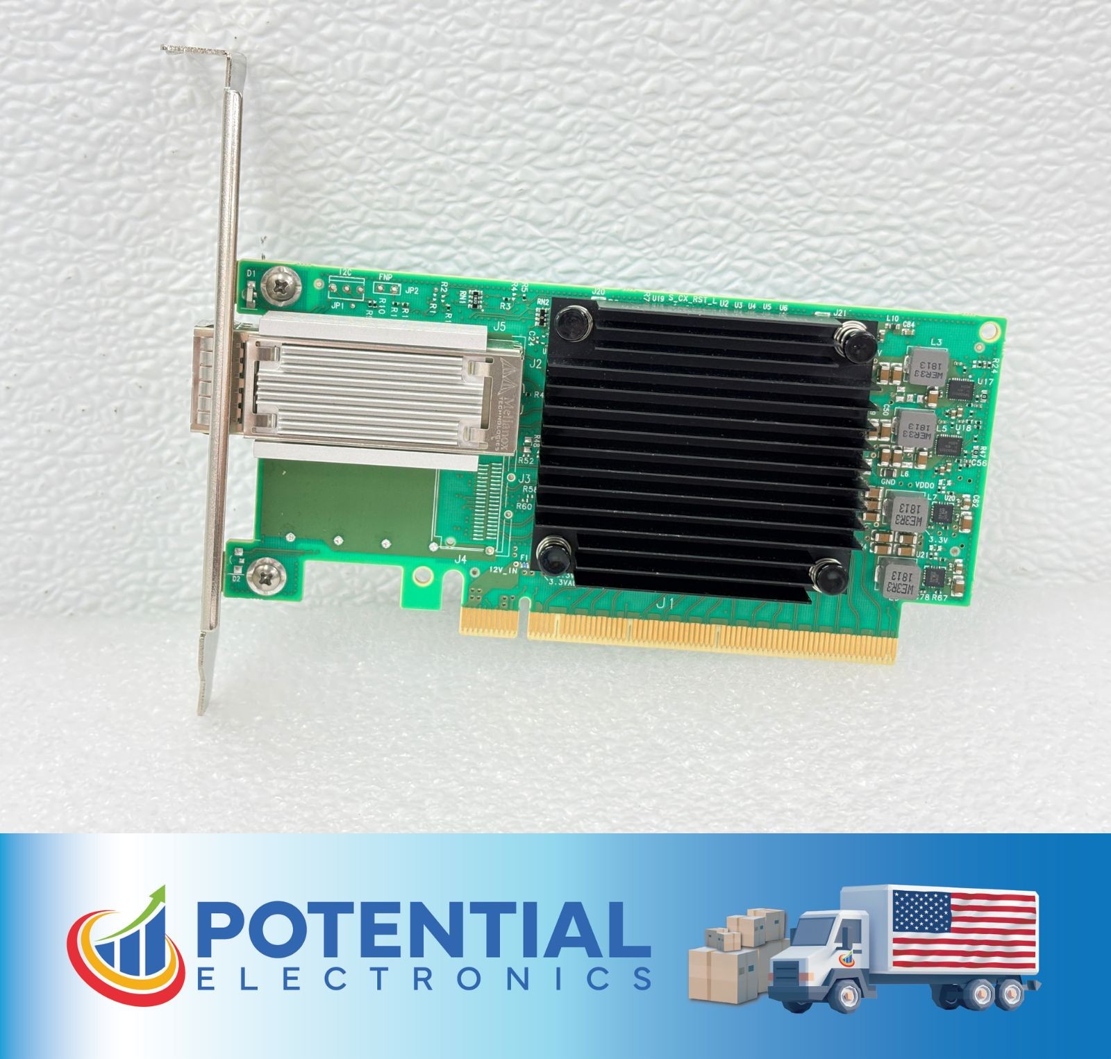 PRE OWNED | Mellanox ConnectX-5 EN MCX515A-CCAT 1x 100GbE Ethernet QSFP28 PCIe