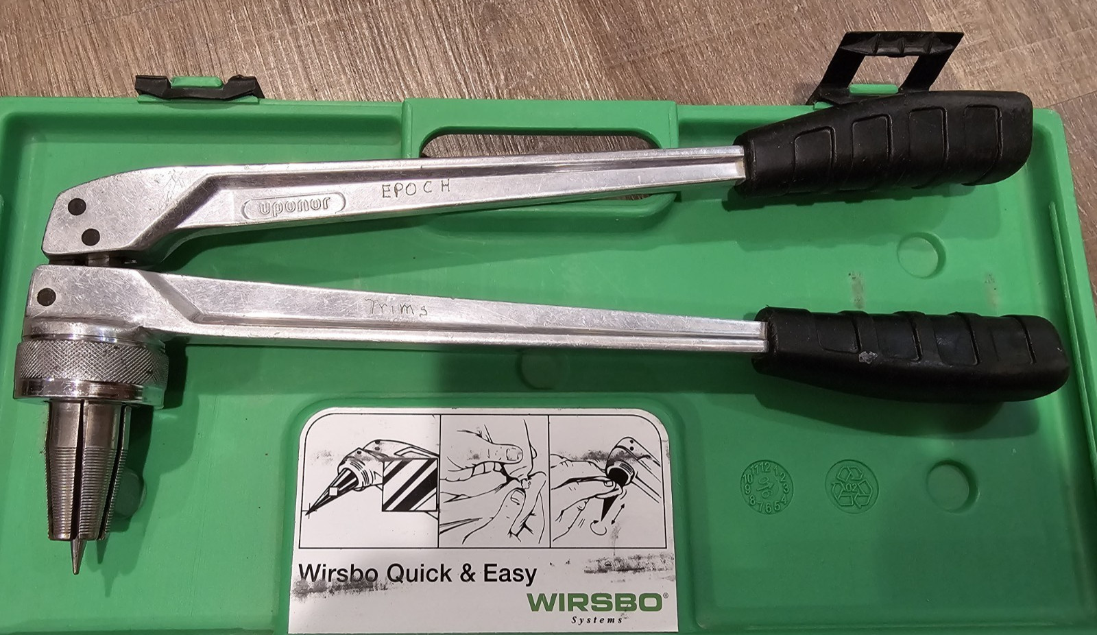 Genuine WIRSBO Pex A Tube Expansion Tool In Case Made In France with 3/4 inch