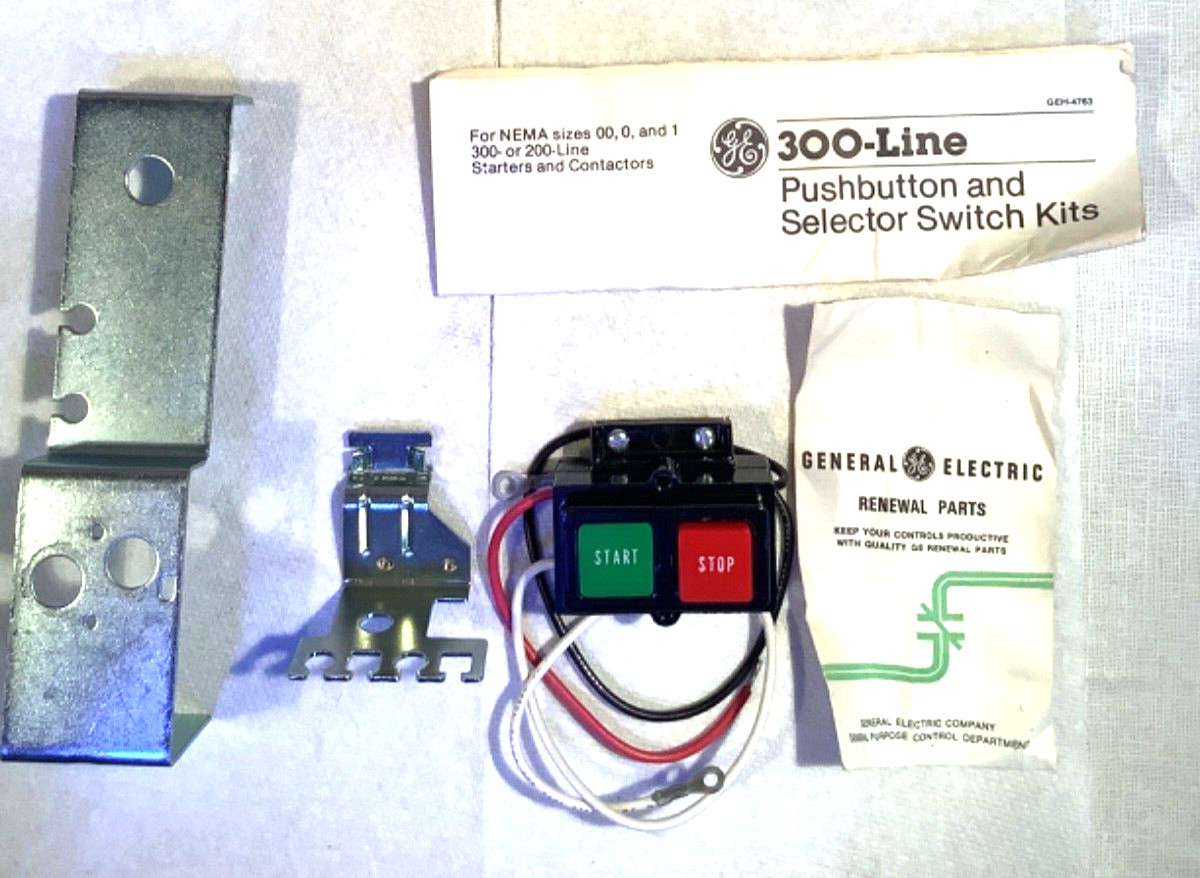 General Electric 300-line Pushbuttonand Selector Switch kit GEH-4763