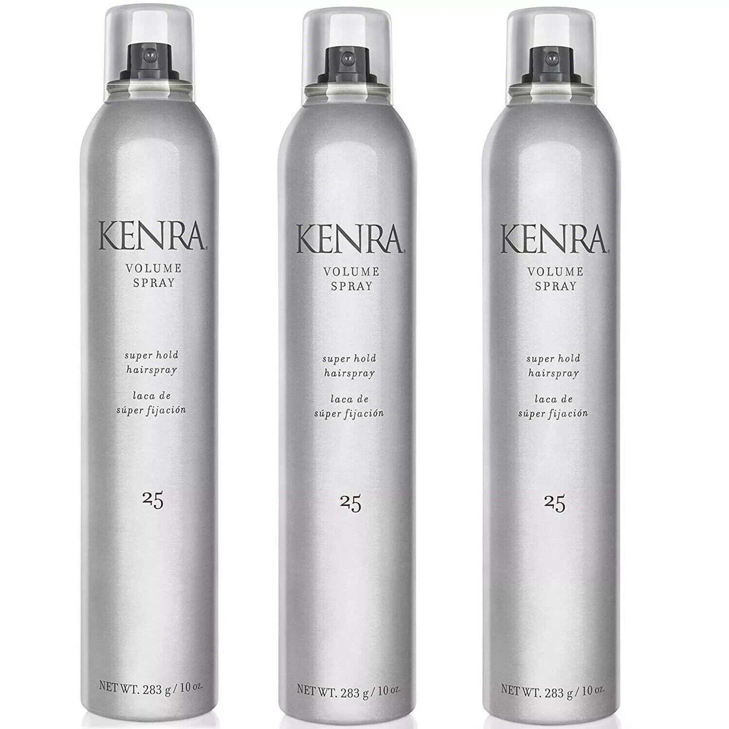 KENRA #25 VOLUME SPRAY 10 Oz  -Pack of 3 -$Save on Slightly dented cans! 50% VOC