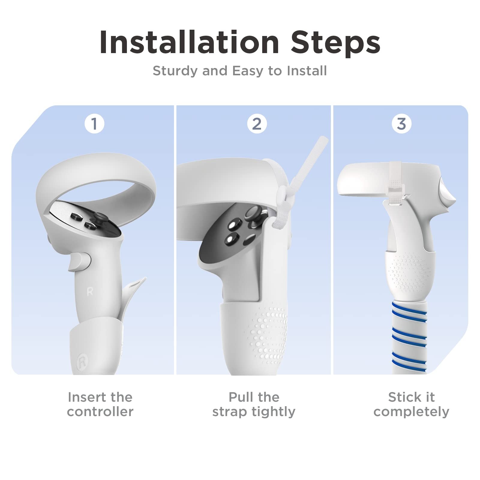 Handle Attachments Compatible with Oculus Quest 2 Controller Accessories, VR ...