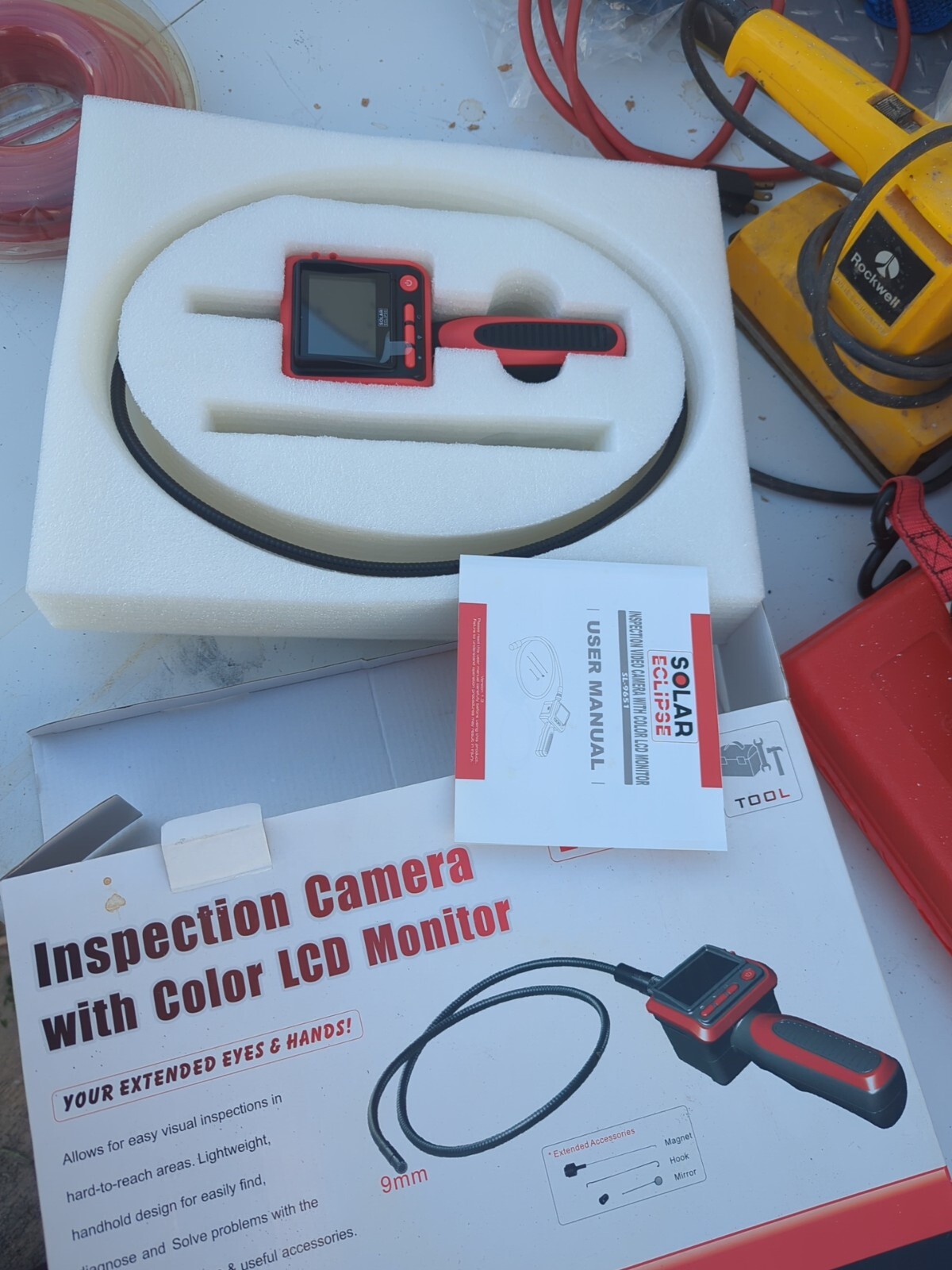 Solar Eclipse Inspection Camera With Color LCD Monitor
