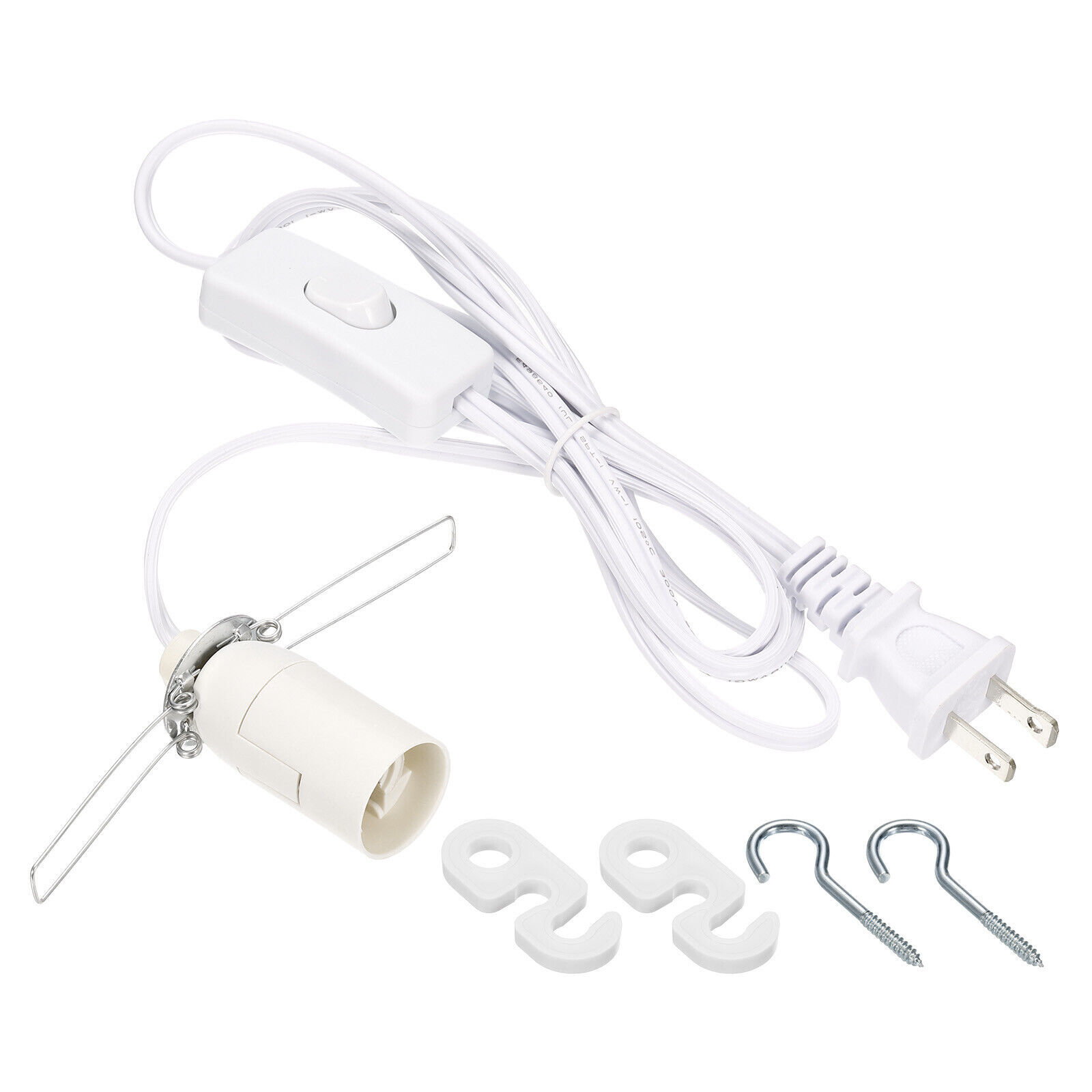 12ft Pendant Light Socket Hanging Extension Cord with E12 Candelabra Socket