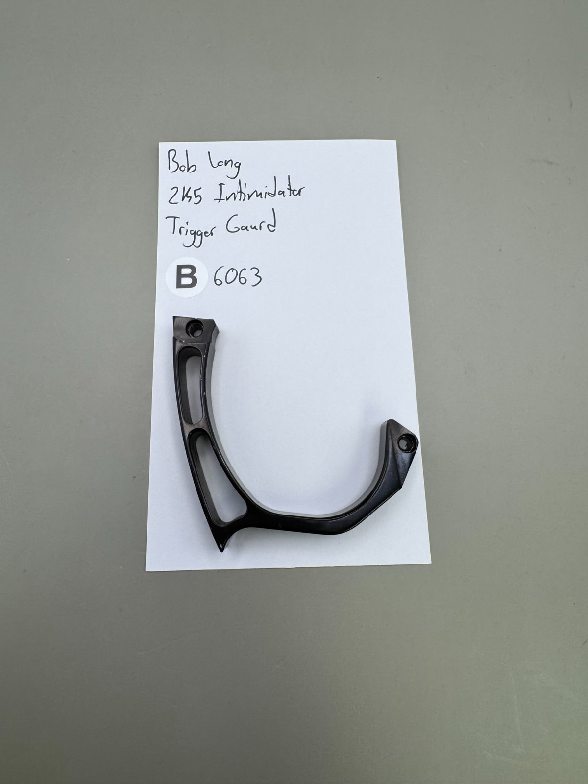Bob Long 2K5 Intimidator Trigger Guard-Satin Black