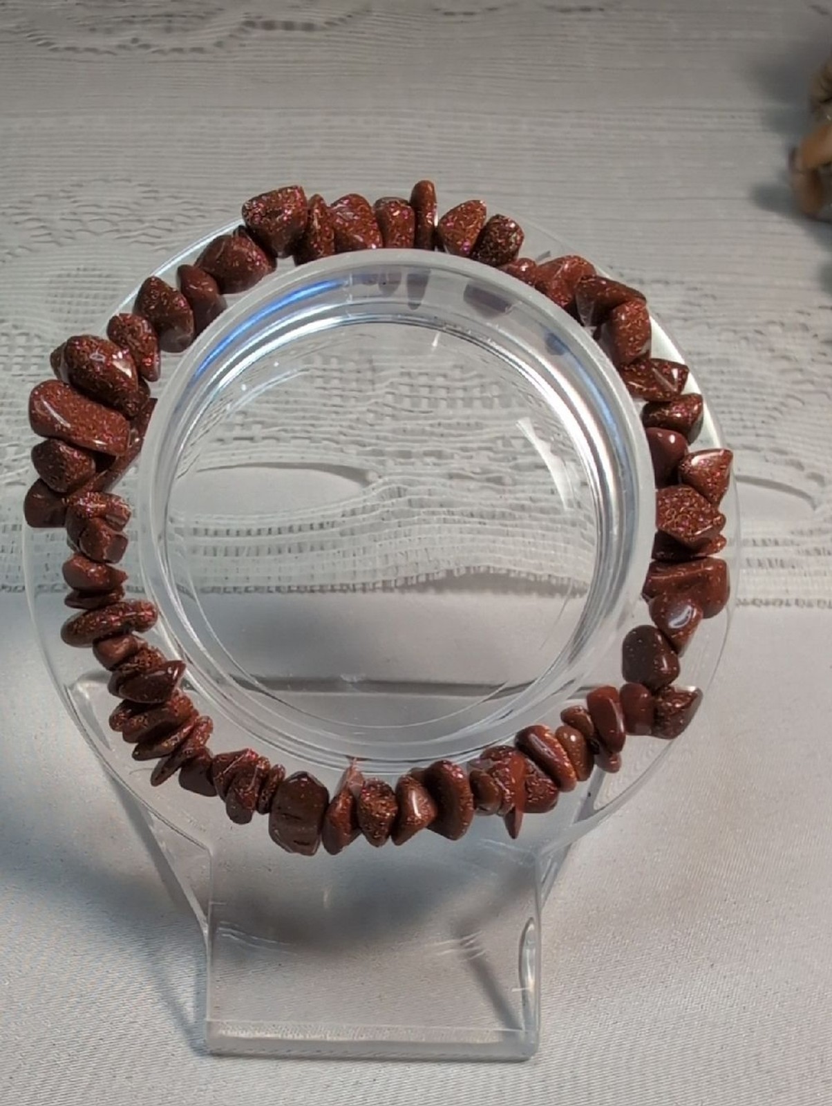 Goldstone Stretch Bracelet