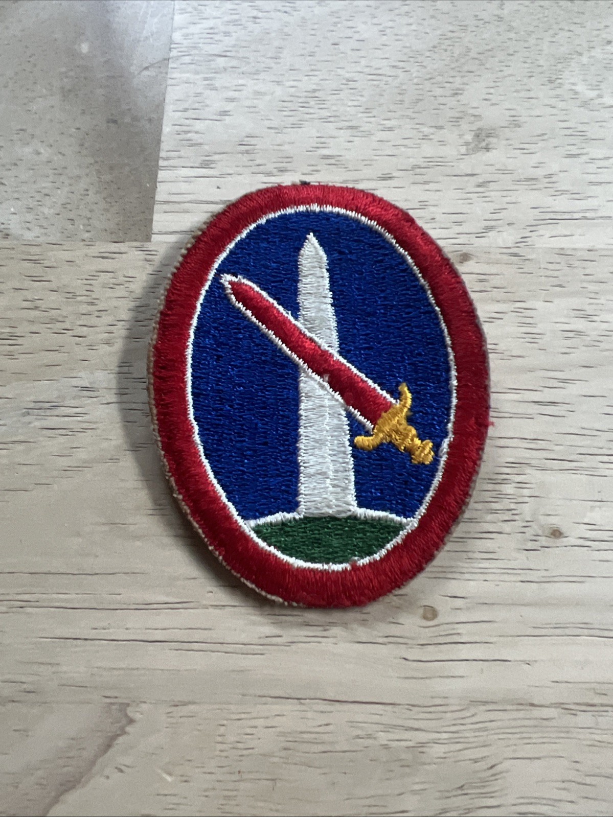 Army us WASHINGTON DISTRICT WW2 Original Patch