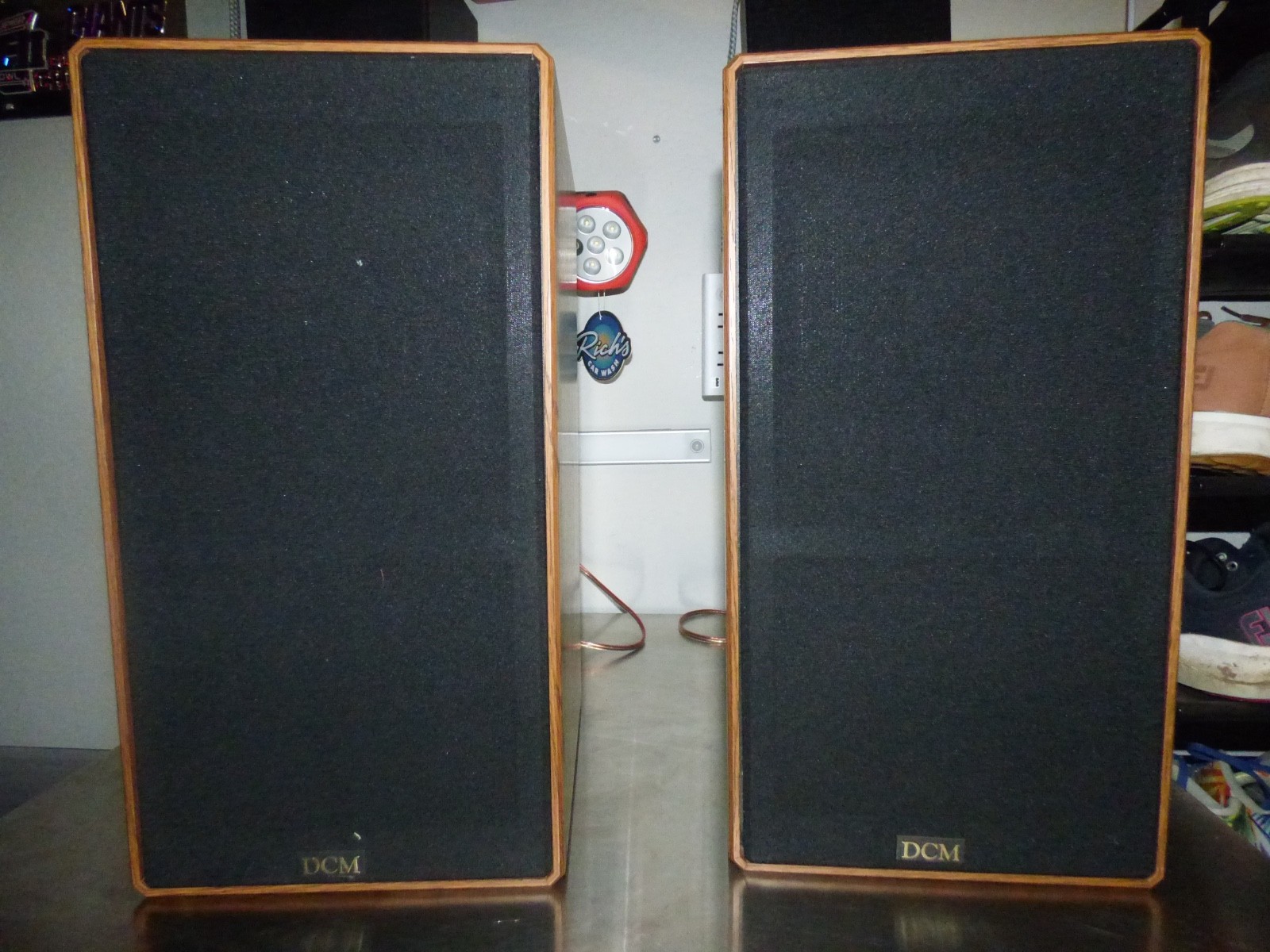 DCM CX 17 matched pair bookshelf speakers working reference sound quality