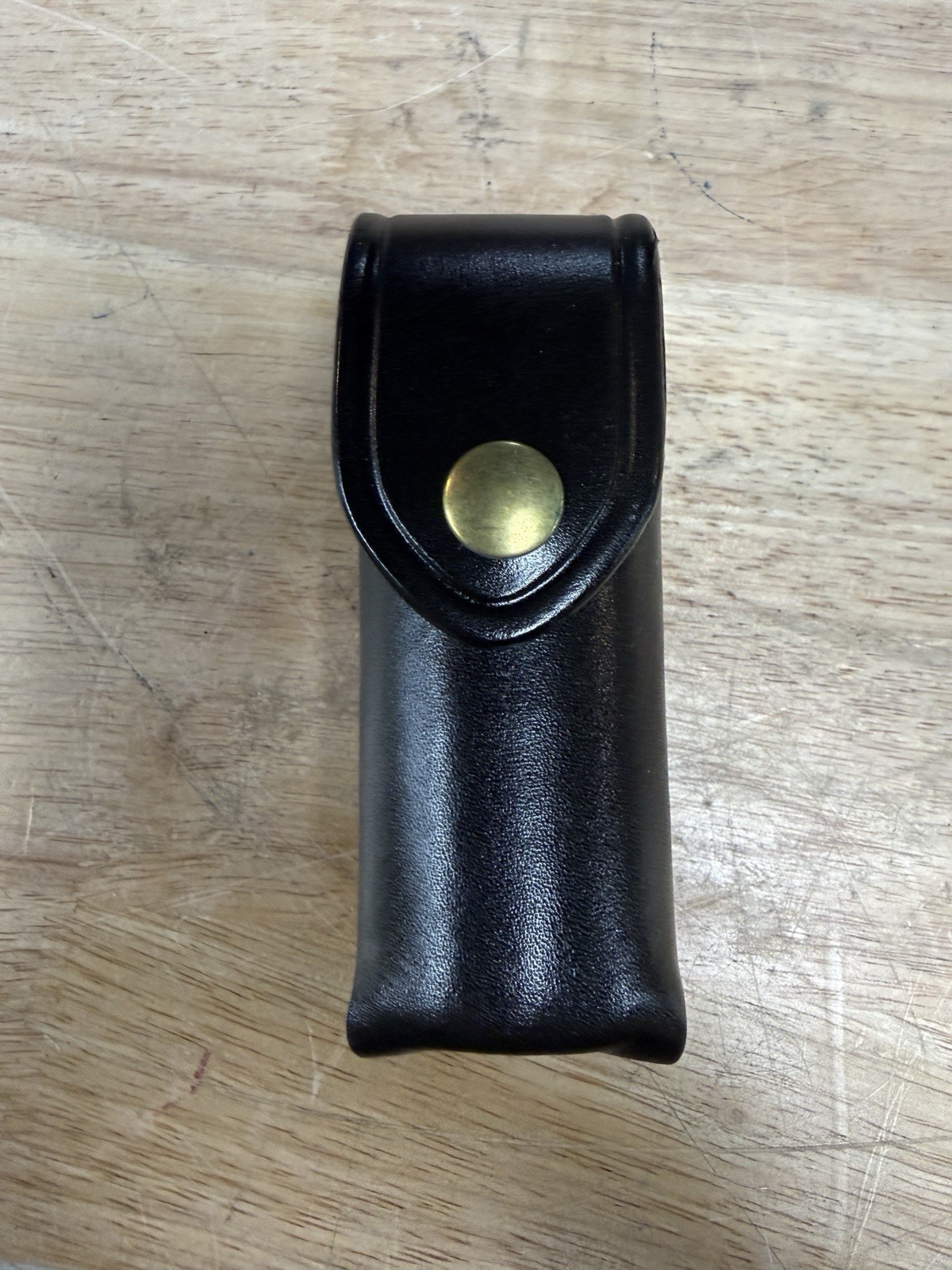 Don Hume Leather Pepper Spray Pouch C309 TF With Plastic Insert