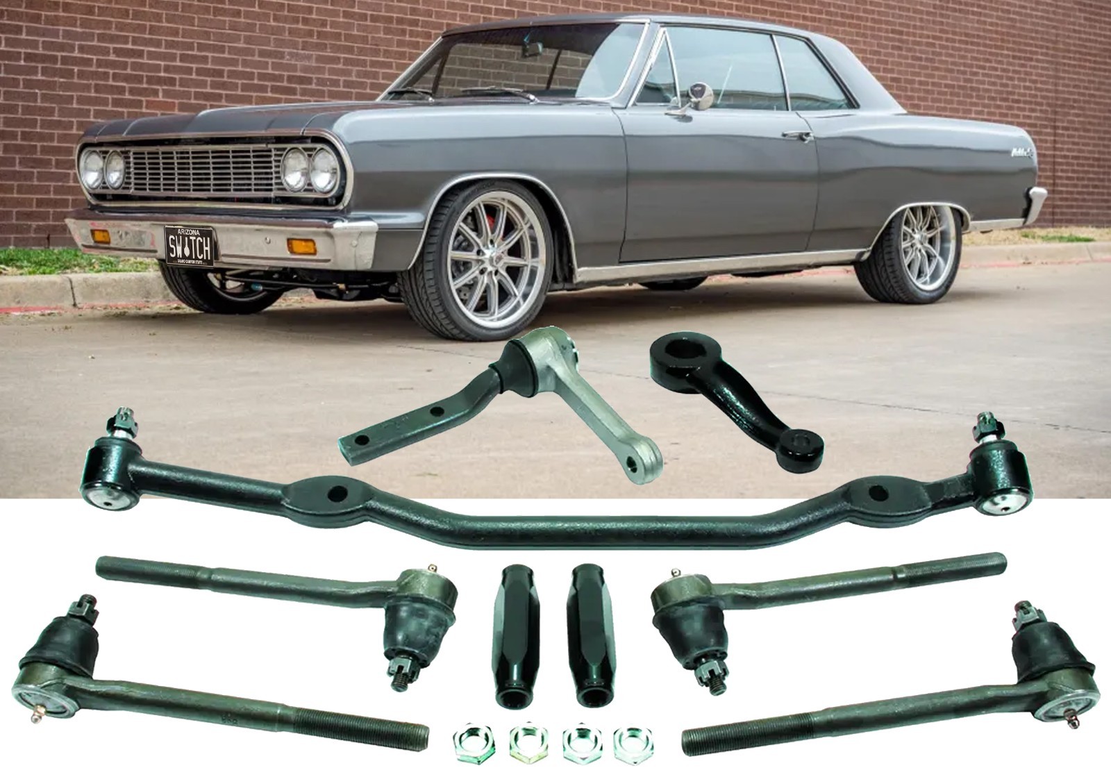 Complete Steering Linkage Kit for 1964 - 1967 Chevelle with Power Steering