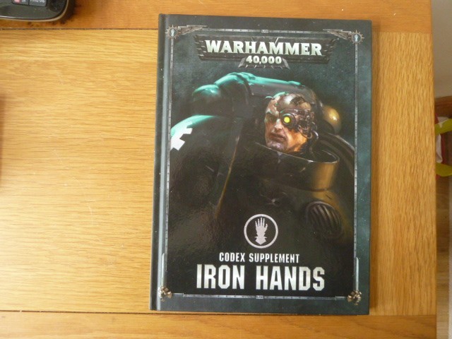 Warhammer 40k  Codex Supplement Iron Hands 8th Edition 2019