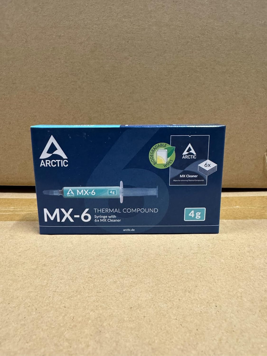MX-6 (4 G, Incl. 6 MX Cleaner) - Ultimate Performance Thermal Paste for CPU