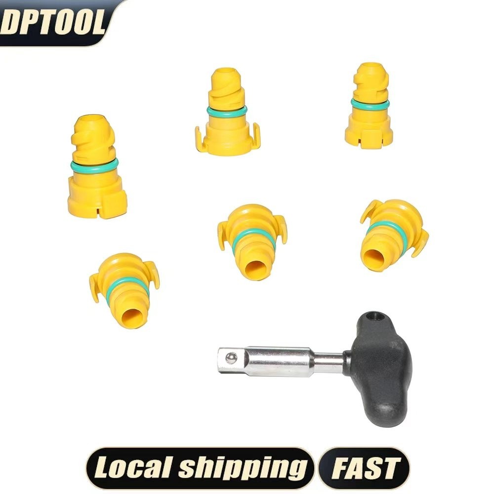 Oil Drain Plug 7 Pack Compatible with Ford F150 Mustang Bronco Edge Lincoln E...