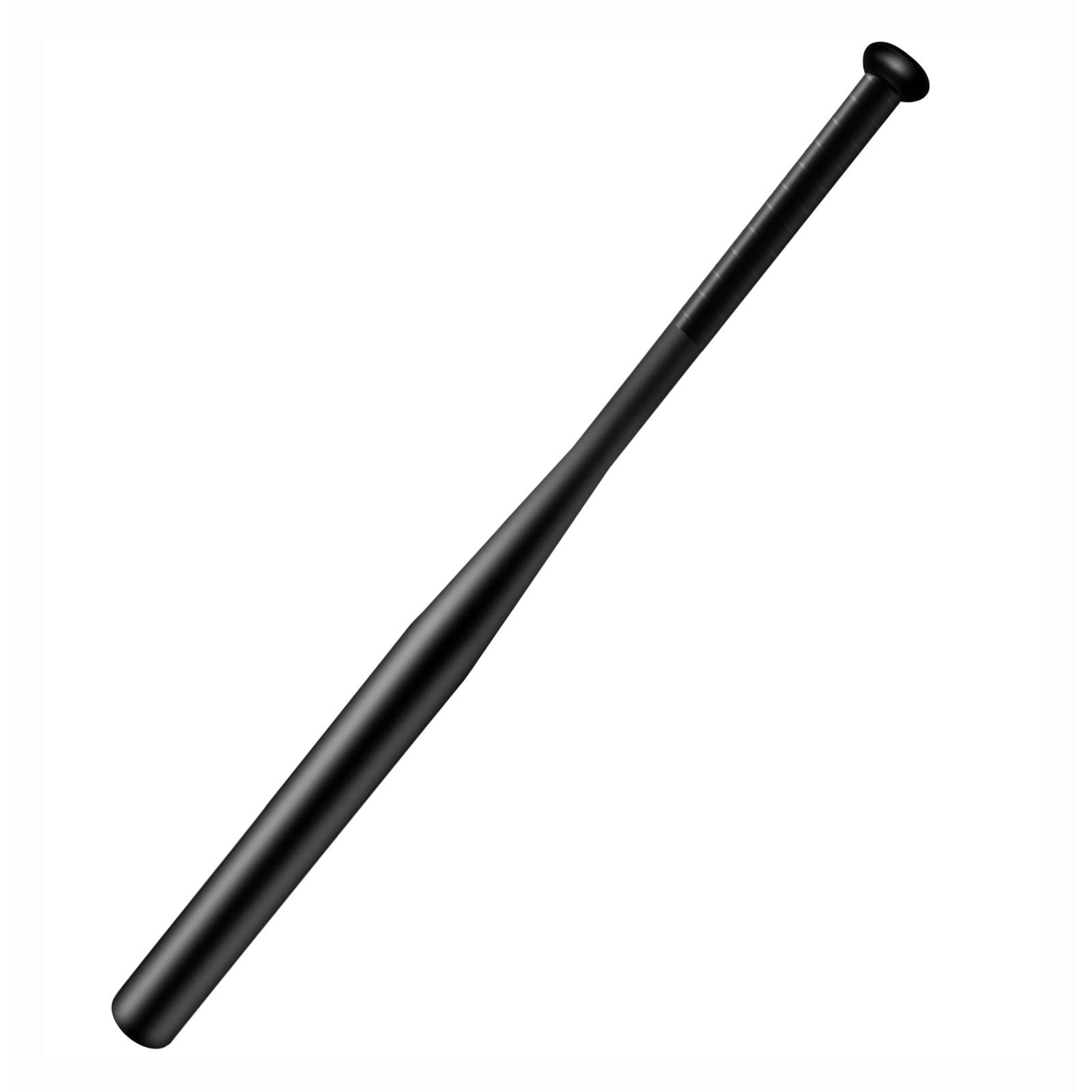 Baseball Bat Steel with Carrying Bag Black