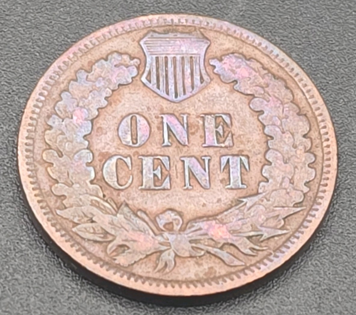 Indian Head Small Cent Bronze Coin 1907 Fine