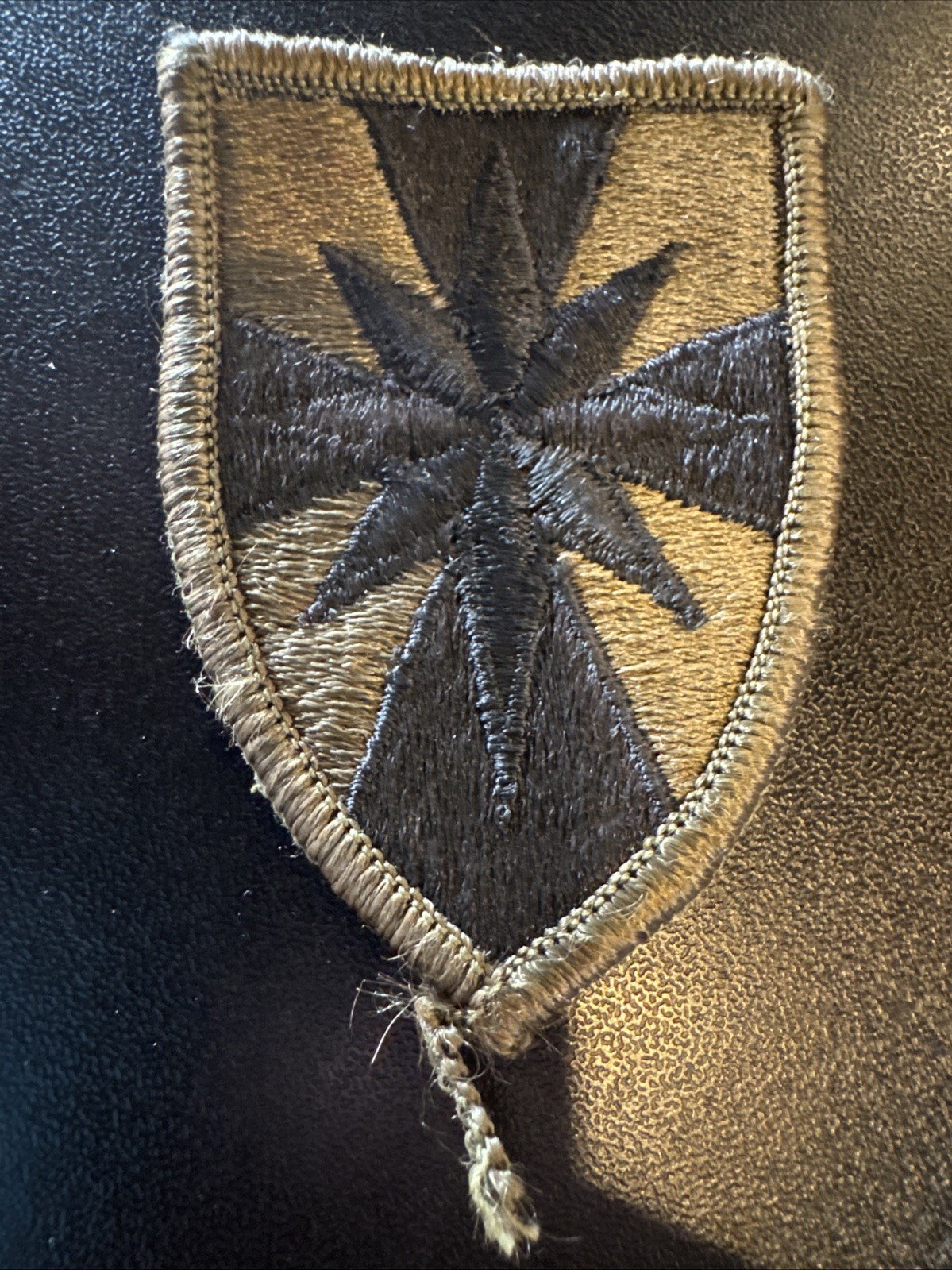 US Army 8th Field Army Support Command Subdued Sew On Shoulder Patch Insignia