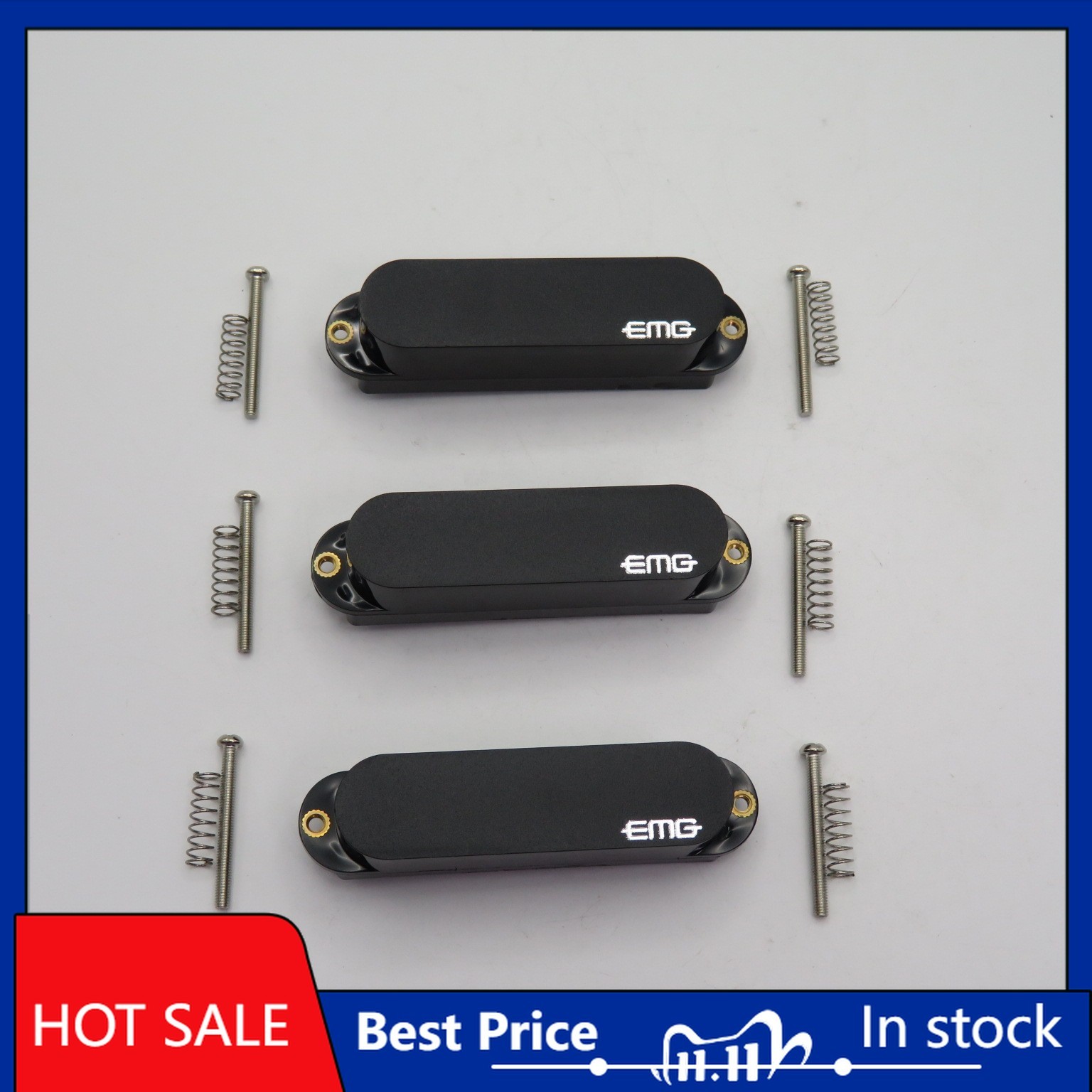 EMG Guitar Pickups SA Active Single Coil Guitar Pickup Set Black