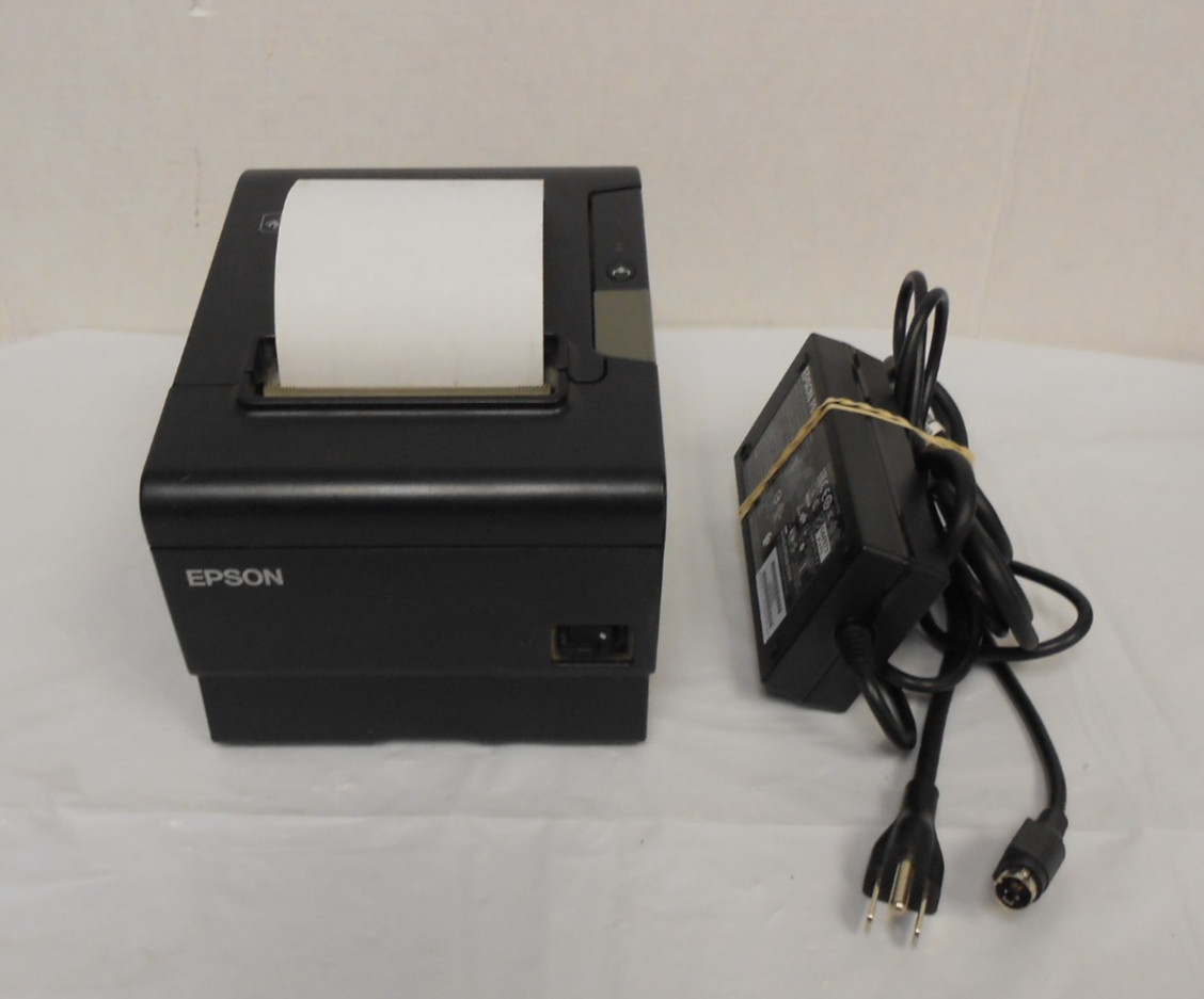 Epson TM-T88VI M338a Thermal Serial, USB, Ethernet Tested w/ Power Supply