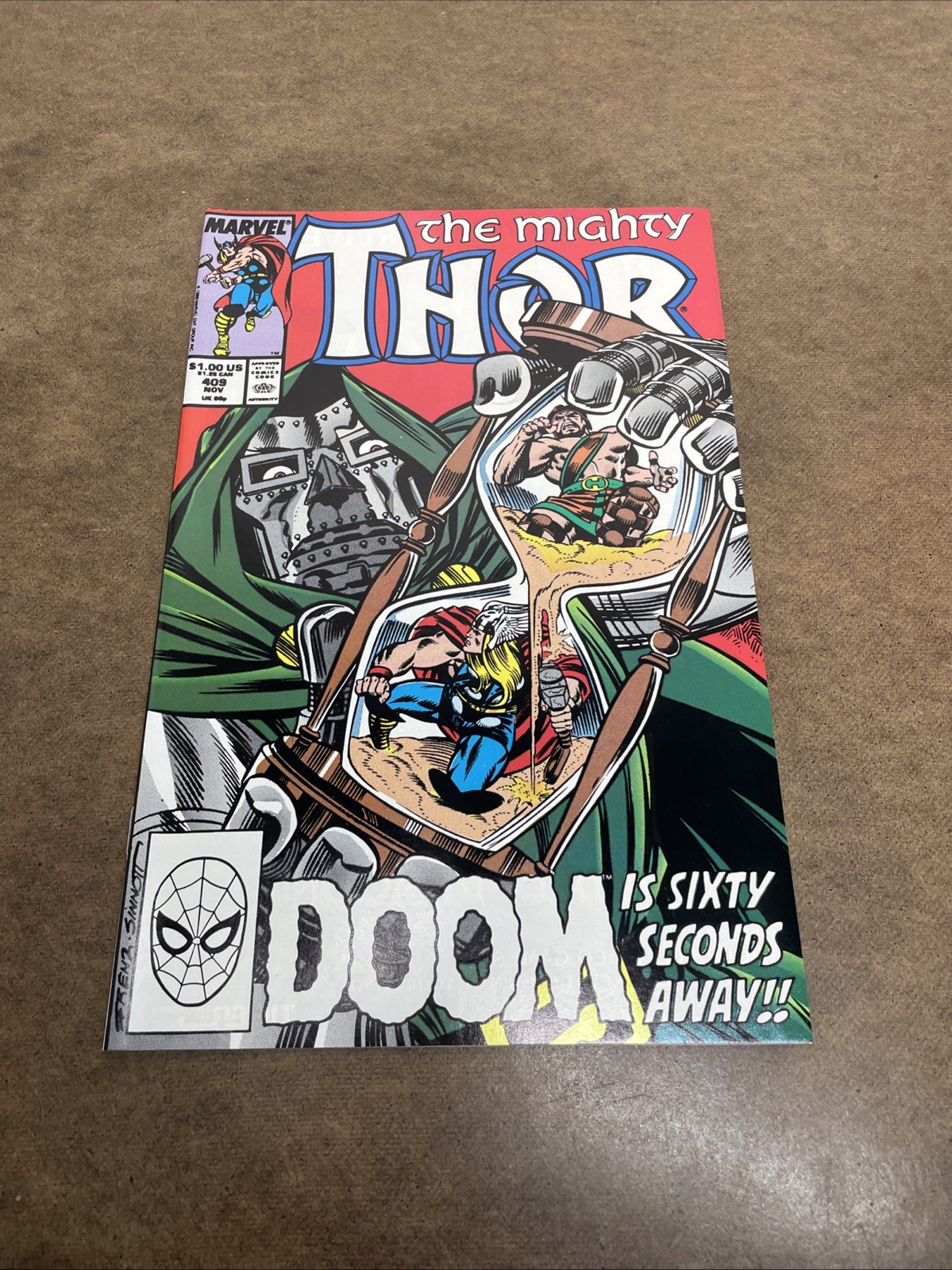 Marvel Comics The Mighty Thor #409 1989 Doctor Doom Cover Hercules - NM