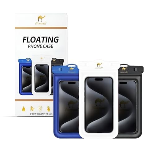 Nomade - Premium Waterproof Floatable Phone Pouch - Fully Optic White
