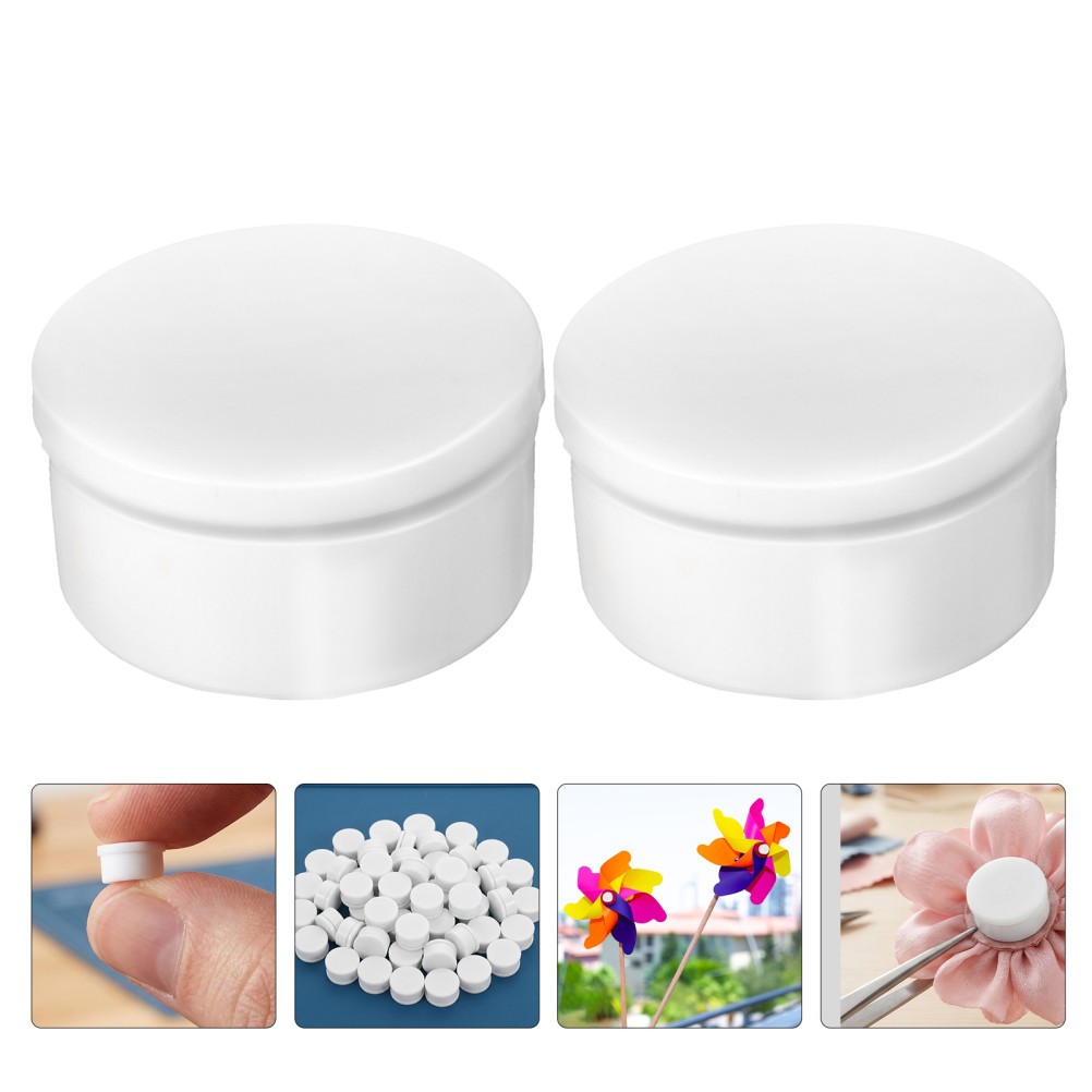 Small Durable Swivel Bearing Base for DIY Crafting and Nail Decoration White