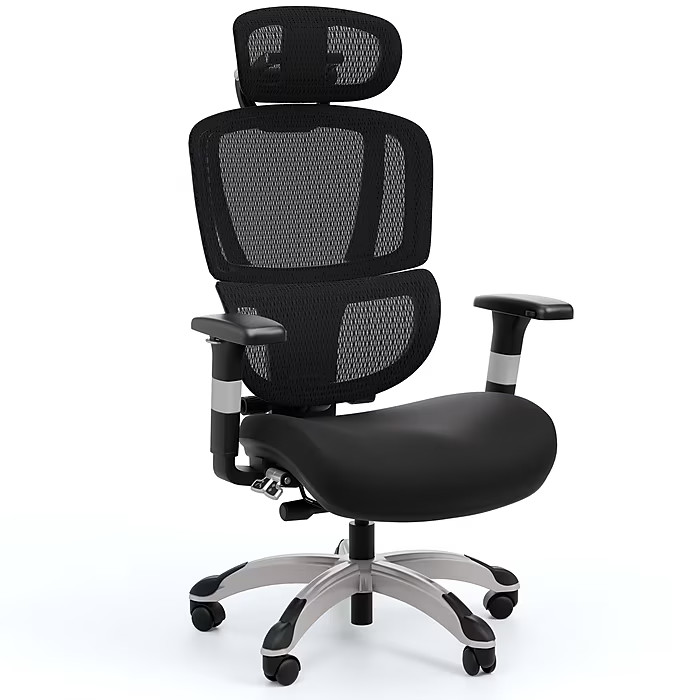 Staples Hyken Pro Ergonomic Fabric Swivel Big & Tall Chair Black NO IMPORT FEES