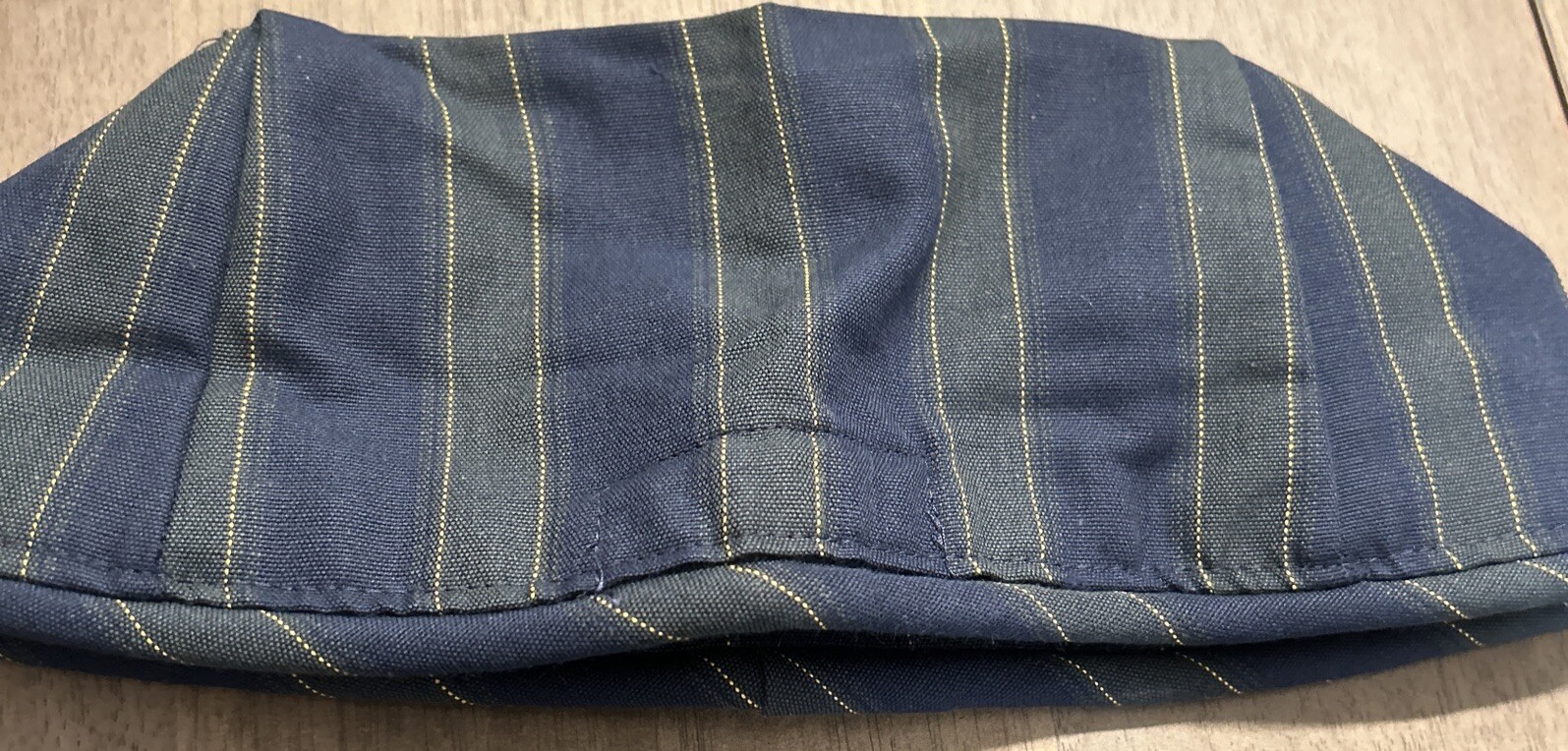 LONGABERGER Basket Liner Membership Collector's Club 2007 Stripes Blue Green