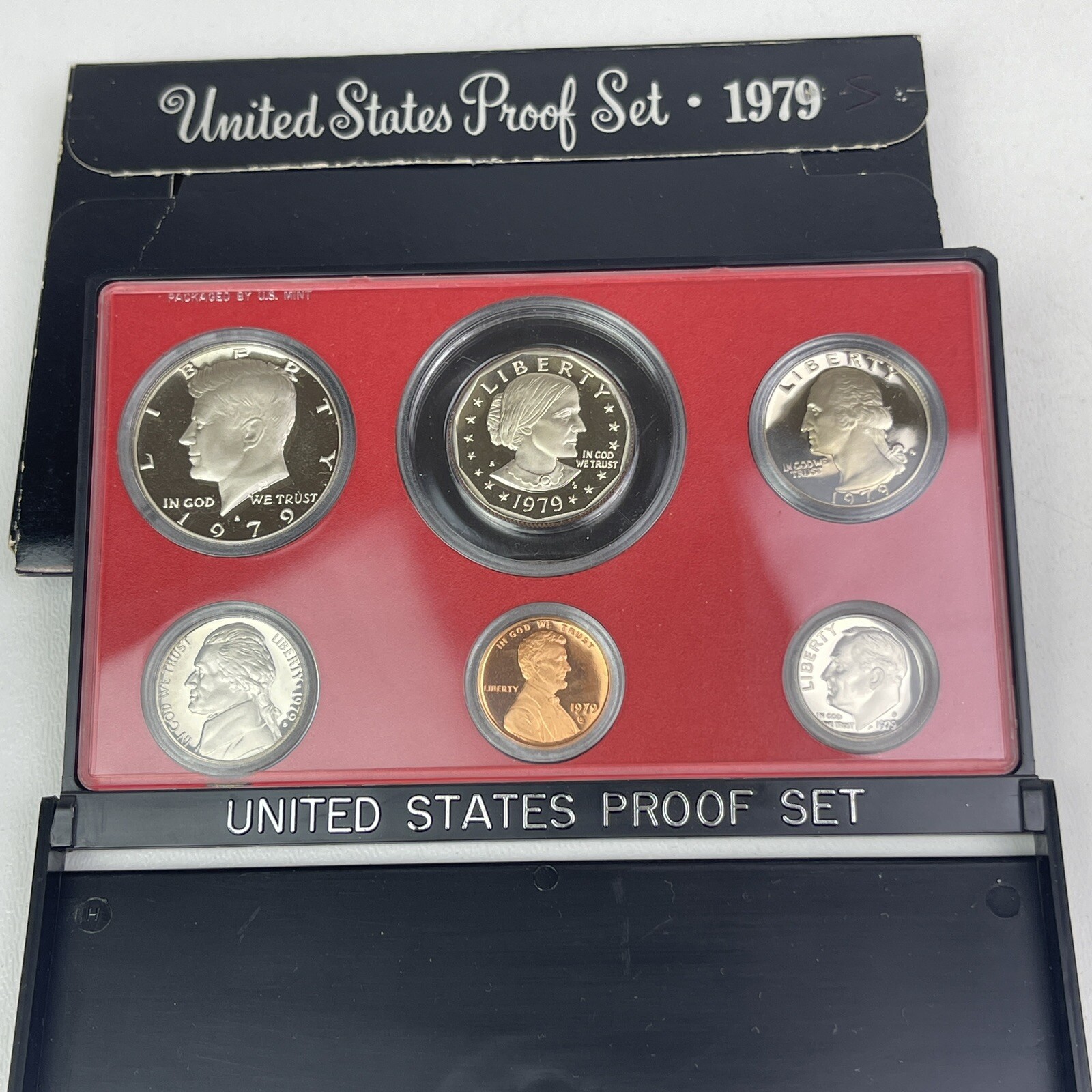 1979 Clad Proof Set Type 1 U.S. Mint Government Packaging OGP