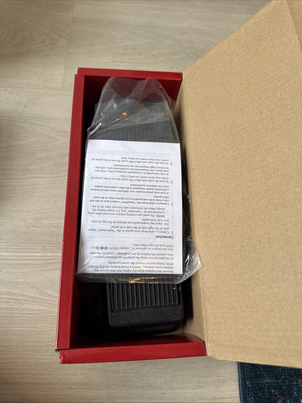 VOX V845 Classic Wah Guitar Effect Pedal