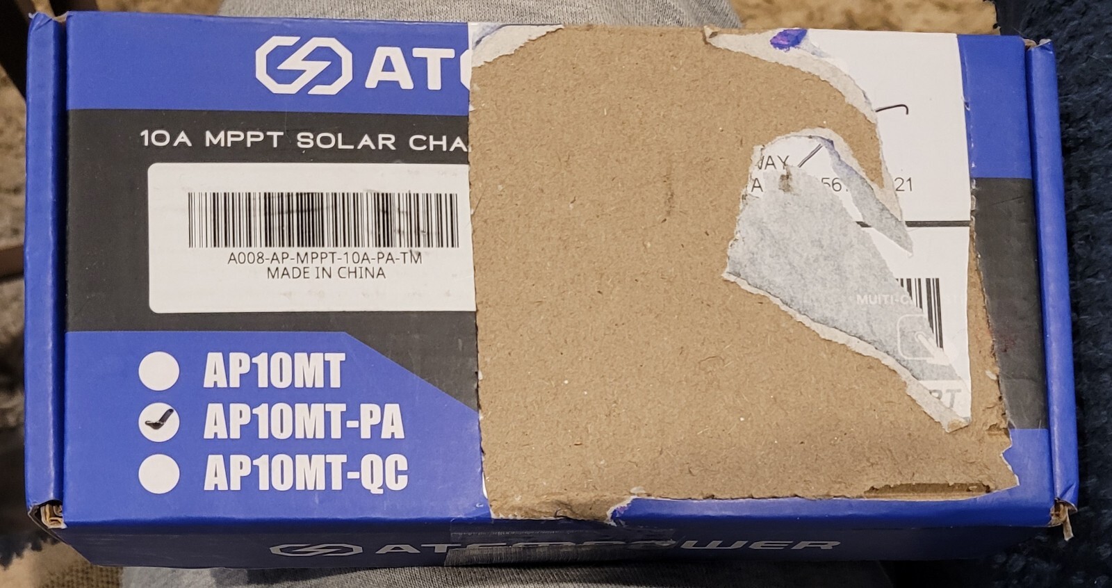 10A MPPT Solar Charge Controller 12/24 Volt - AP10MT -PA - NEW/DAMAGED BOX